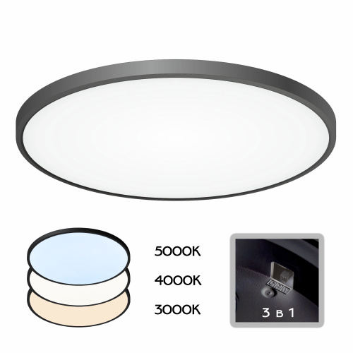 Citilux Бейсик CL738501V Светильник накладной Чёрный Citilux Бейсик CL738501V Светильник накладной Чёрный