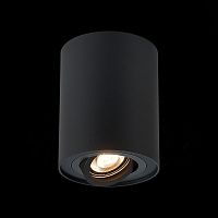 ST108.417.01 Светильник потолочный Черный GU10 1*50W  IP20 D98xH124 220V Без ламп Накладные светильники