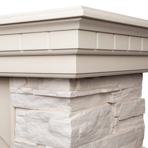 Каминокомплект ELFORD/РАЛЬФ Бежевый дуб с очагом Электроочаг MAJESTIC LUX RC/МАДЖЕСТИК С ПУЛЬТОМ фото 5