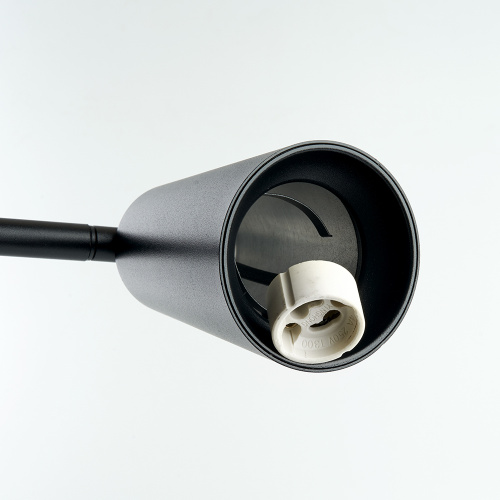 Светильник под лампу Feron DE185 BELL 35W, 230V, GU10, черный фото 3