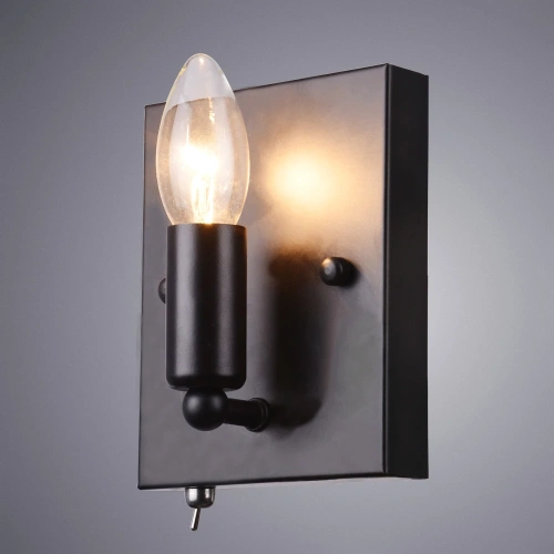 Бра Arte Lamp BASTAGLIA A8811AP-1BK фото 2 Бра Arte Lamp BASTAGLIA A8811AP-1BK фото 2