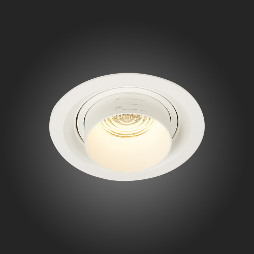 ST701.538.12 Св-к встр. Zoom Белый LED 1*12W 3000K 960Lm Ra90 15°-60° IP20 D115xH95 170-240V Встраиваемые светильники фото 9