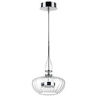 804400 Люстра ASTRA LED 12W 600LM ХРОМ/ПРОЗРАЧНЫЙ 3000K
