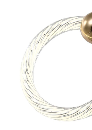 Подвесной светильник кольцо золото LED 17Вт D20см Zortes AURALIA ZRS.57790.17 фото 6