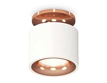 Комплект накладного светильника Ambrella light Techno Spot XS7510141 SWH/PPG белый песок/золото розовое полированное (N7930, C7510, N7015)
