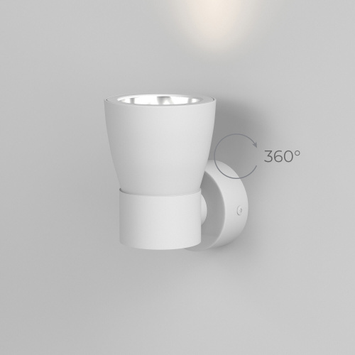 Настенный светильник MRL 1027 белый/серебро фото 2