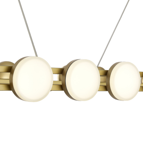 SL6610.203.26 Светильник подвесной ST-Luce золотистый/белый LED 1*50W 4000K MONRO фото 3 SL6610.203.26 Светильник подвесной ST-Luce золотистый/белый LED 1*50W 4000K MONRO фото 3