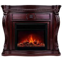 Каминокомплект BARCELONA/БАРСЕЛОНА Античный дуб с очагом Электроочаг MOONBLAZE LUX/МУНБЛЕЙЗ