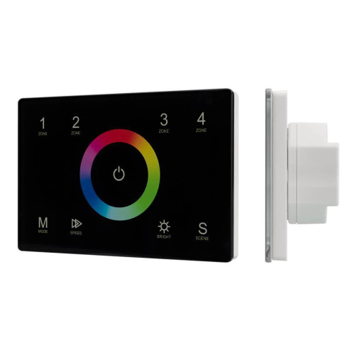 Панель управления Arlight Sens Smart-P83-RGB Black 028403 Панель управления Arlight Sens Smart-P83-RGB Black 028403