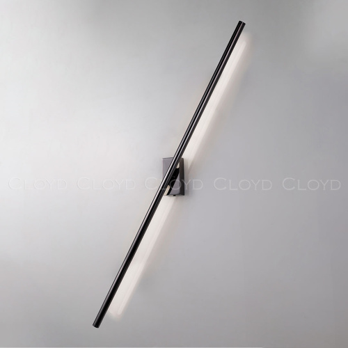 Бра Cloyd LINEAS-B W1 / выс. 100 см- 4000K - черный блестящий (арт.20456) Бра Cloyd LINEAS-B W1 / выс. 100 см- 4000K - черный блестящий (арт.20456)