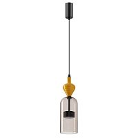 5046/12LB L-VISION ODL24 369 черный/светл.коричневый/металл/стекло/керамика Подвес LED 12W 4000К 1400Лм PALLETA