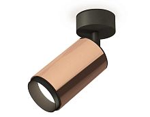 Комплект накладного светильника Ambrella light Techno Spot XM6326021 PPG/PBK золото розовое полированное/черный полированный (A2210, C6326, N6121)