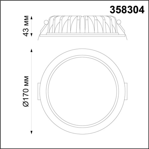 358304 SPOT NT19 555 белый Встраиваемый св-к (драйвер в комплект не входит) IP44 LED 3000K 20W DRUM фото 3 358304 SPOT NT19 555 белый Встраиваемый св-к (драйвер в комплект не входит) IP44 LED 3000K 20W DRUM фото 3