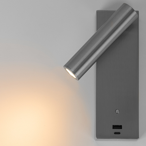 Citilux Декарт CL704432 LED USB Светильник с выключателем Матовый Хром фото 8 Citilux Декарт CL704432 LED USB Светильник с выключателем Матовый Хром фото 8