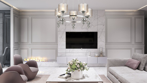 Подвесной светильник Escada 1130/5S E14*40W Chrome фото 2 Подвесной светильник Escada 1130/5S E14*40W Chrome фото 2