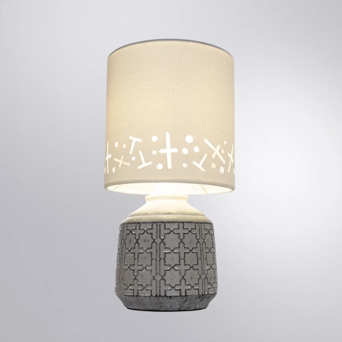 Декоративная настольная лампа Arte Lamp BUNDA A4007LT-1GY фото 2