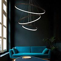 Люстра подвесная Alfa Light F0424-14 400+600+800mm bk