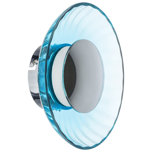 809015 Бра CELESTA LED 6W 300LM ХРОМ/ГОЛУБОЙ 3000K 809015 Бра CELESTA LED 6W 300LM ХРОМ/ГОЛУБОЙ 3000K