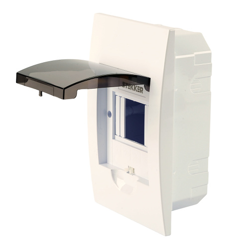 Бокс встраиваемый STEKKER EBX50-4/04-50 4 модуля, пластик, серия ArcaLight фото 8