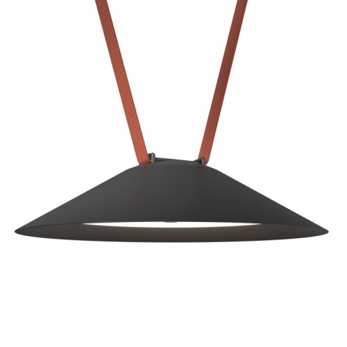 DK5664-BK Cветильник для трека-ремня Belty Smart, серия Flow, со светодиодом, D300*H71мм, 48V DC, 20W, RA90, 120°, 2700-6500K, IP20, черный, алюминий фото 2