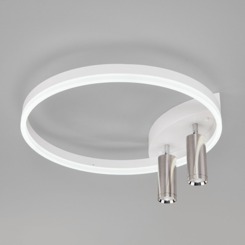 Умный потолочный светильник Eurosvet Luminari 90247/3 90247/3 белый/хром Smart фото 4 Умный потолочный светильник Eurosvet Luminari 90247/3 90247/3 белый/хром Smart фото 4