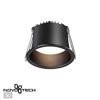 358898 SPOT NT22 536 черный Светильник встраиваемый светодиодный IP20 LED 4000К 6W 220V TRAN
