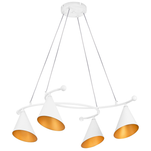 757046 Люстра CONE GW 4х6W(led) G9 БЕЛЫЙ/ЗОЛОТО 757046 Люстра CONE GW 4х6W(led) G9 БЕЛЫЙ/ЗОЛОТО