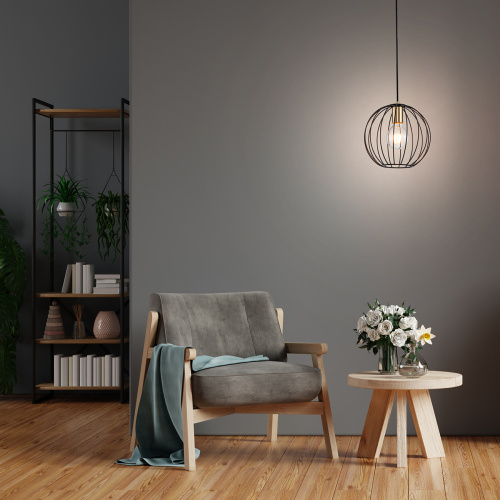 Подвесной светильник Escada 10176/1S E27*60W Black/Brass фото 2 Подвесной светильник Escada 10176/1S E27*60W Black/Brass фото 2