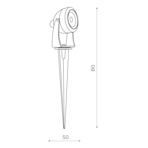 SL098.405.01 Светильник уличный наземный ST-Luce Черный/Прозрачный LED 1*5W 4000K PEDANA фото 2