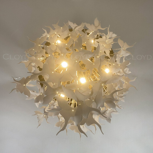 Люстра Cloyd TROPICA C9 / выс. 120 см - керамика - золото (арт.11332) фото 3 Люстра Cloyd TROPICA C9 / выс. 120 см - керамика - золото (арт.11332) фото 3