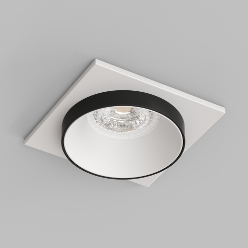 DK2402-BK Встраиваемый светильник, IP 20, 50 Вт, GU10, черный, алюминий фото 3 DK2402-BK Встраиваемый светильник, IP 20, 50 Вт, GU10, черный, алюминий фото 3