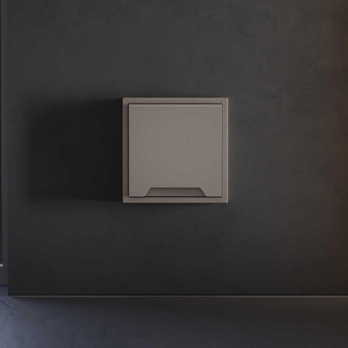 Накладка для розетки с заземлением, защитными шторками и крышкой, S70 (капучино) Voltum VLS000814