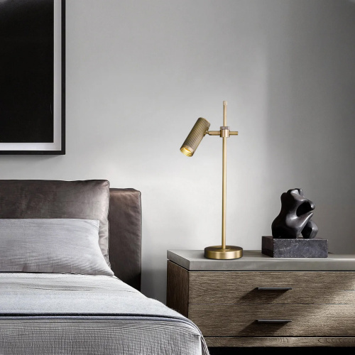 Настольная лампа MT8906-1T antique brass фото 5