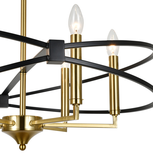 Светильник на штанге 10020/6R Black фото 3