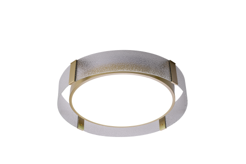 Накладной светильник с подсветкой золото LED 72+15Вт D50см Zortes GERDA ZRS.1097.50 фото 20