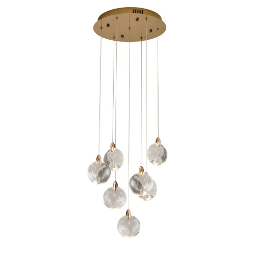 Подвесной светильник OD2440-7 gold/clear фото 2