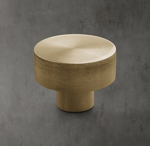 Ручка-кнопка Spritz d.3.2 Lac.Burnished Brass