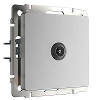 ТВ-розетка проходная серебряный W1184006