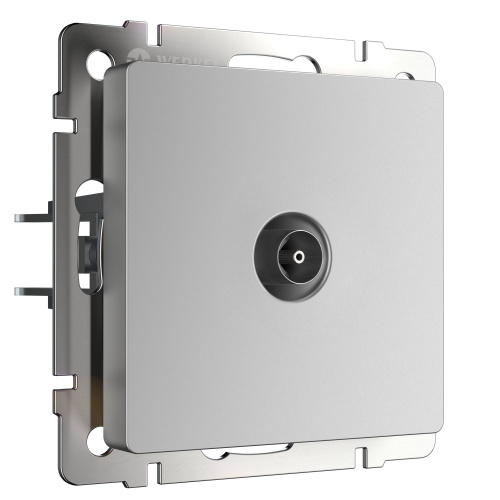 ТВ-розетка проходная серебряный W1184006 ТВ-розетка проходная серебряный W1184006