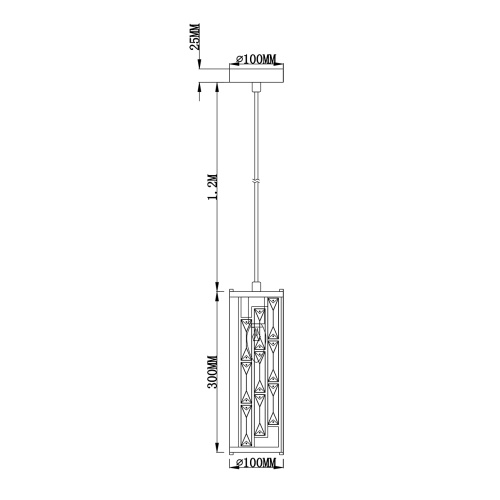 Подвесной светильник Escada 2101/1S Е27*60W Chrome фото 2 Подвесной светильник Escada 2101/1S Е27*60W Chrome фото 2