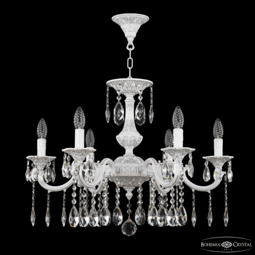 Люстра с хрустальными подвесками AL78101/6/210 A WMN Bohemia Ivele Crystal (Богемия Ивеле Кристалл)