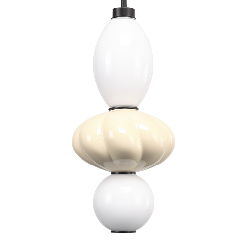 SL6134.413.01 Светильник подвесной ST-Luce черный/желтый, опаловый LED 1*18W 3000K FLORENTINI фото 3