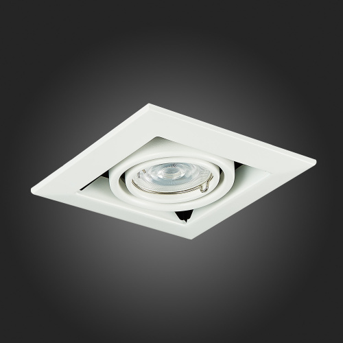 ST250.558.01 Св-к встр. Черный, Белый GU10 1*50W  IP20 L126xW126xH70 220V Без ламп Встраиваемые светильники фото 7