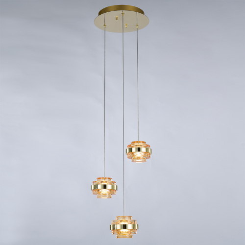 Подвесной светильник MD22030002-3A gold/champagne фото 2