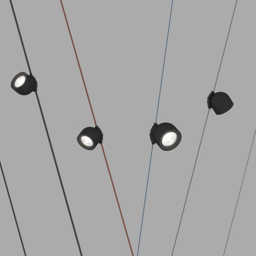 DK5540-BK Поворотный светильник для трека-ремня Belty, серия Spot, со светодиодом, D100*H107мм, 48V DC, 12W, RA90, 38°, 4000K, IP20, черный, алюминий фото 4 DK5540-BK Поворотный светильник для трека-ремня Belty, серия Spot, со светодиодом, D100*H107мм, 48V DC, 12W, RA90, 38°, 4000K, IP20, черный, алюминий фото 4