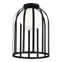 SL6129.402.01 Светильник потолочный ST-Luce Черный/Белый E27 1*60W NORDIC