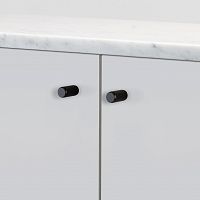 Ручка-кнопка Knob Linear Black set of 2