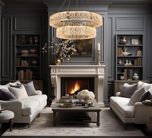 Люстра подвесная Ravissement Gold FL1057-14P фото 9