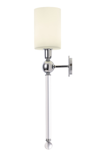 Бра Crystal Lux MIRABELLA AP1 CHROME/WHITE фото 4