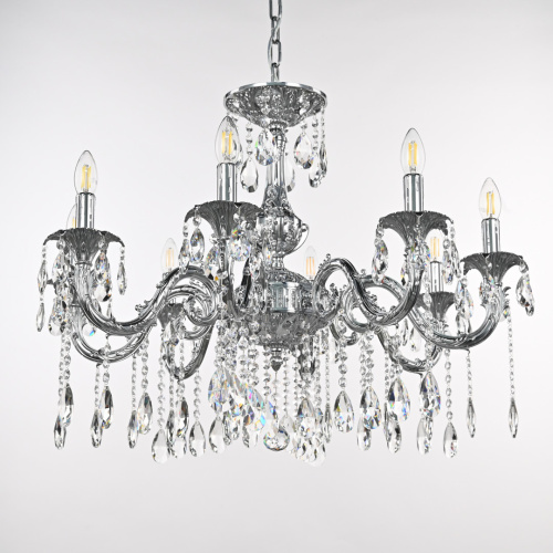 Люстра с хрустальными подвесками AL79101/8/250 A Ni Bohemia Ivele Crystal (Богемия Ивеле Кристалл) фото 3 Люстра с хрустальными подвесками AL79101/8/250 A Ni Bohemia Ivele Crystal (Богемия Ивеле Кристалл) фото 3